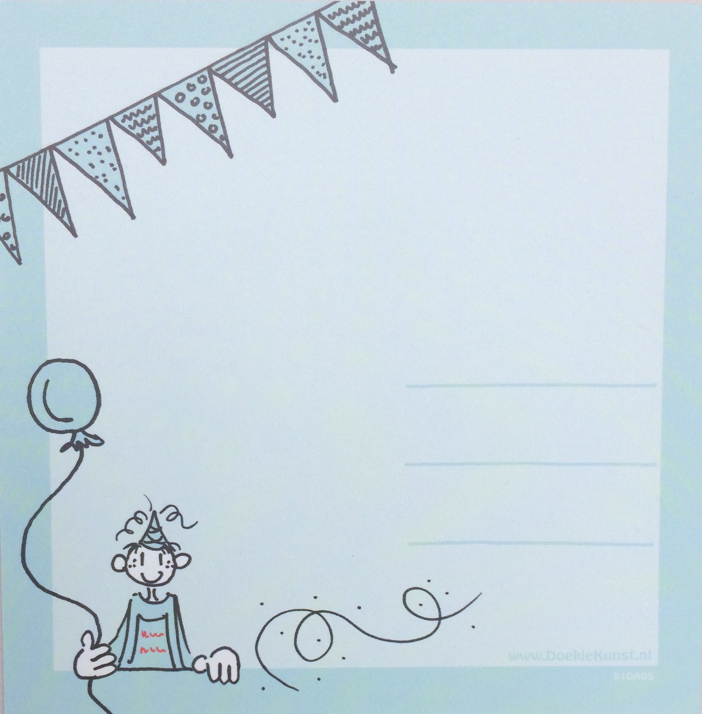 Hiep Hoera Slingers Jongen