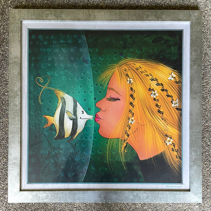 DoekieKunst Art Prints in lijst - 45x45 cm